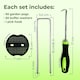 image 2 of Galvanised U-Shaped Garden Pegs - Anti-Rust Weed Membrane, Artificial Grass, Netting and Tent Stakes | Silver | 6 inches - 50 Pack with Buffer Washer | 50