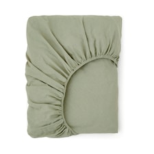 Touch Of Linen - Pistachio Green - Fitted Sheet Green | Pistachio Green | King