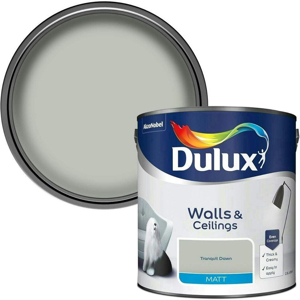 image 1 of Dulux Matt 2.5L Tranquil Dawn - Matt