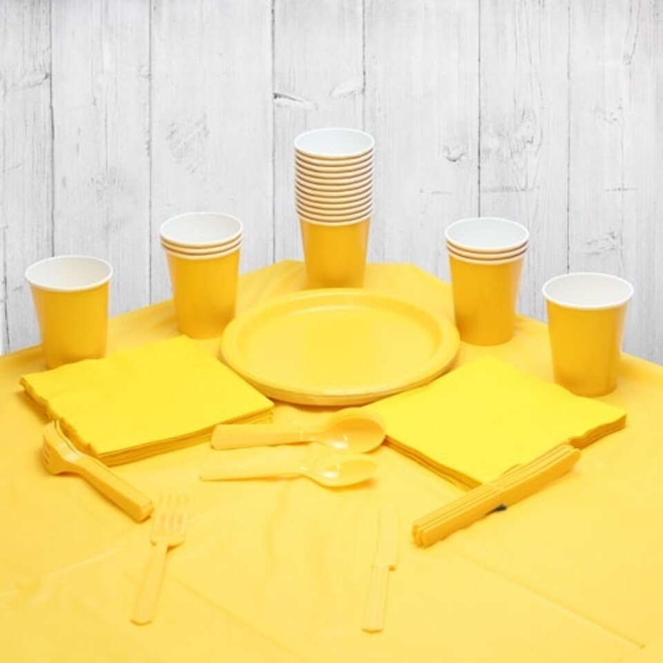 Yellow 14 Person Party Pack