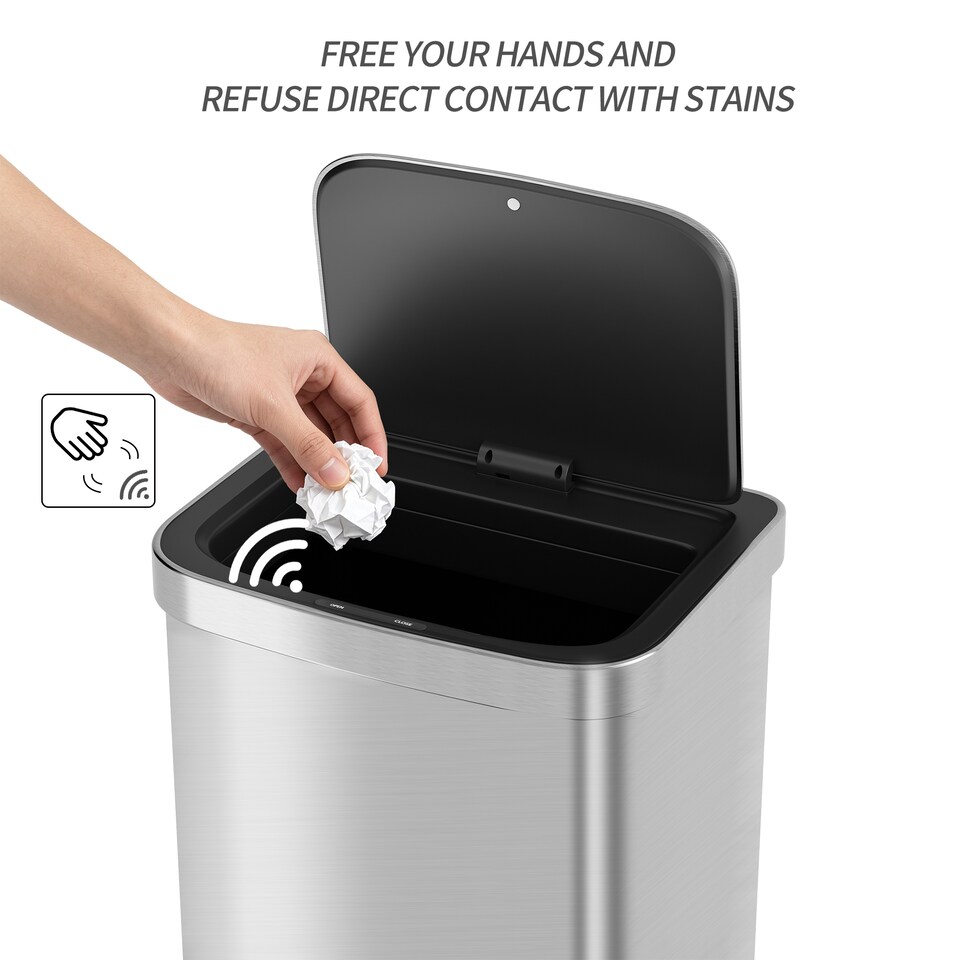 image 1 of CozyLiving 60L Automatic Sensor Waste Bin Hands-Free Motion Activated Kitchen Bin