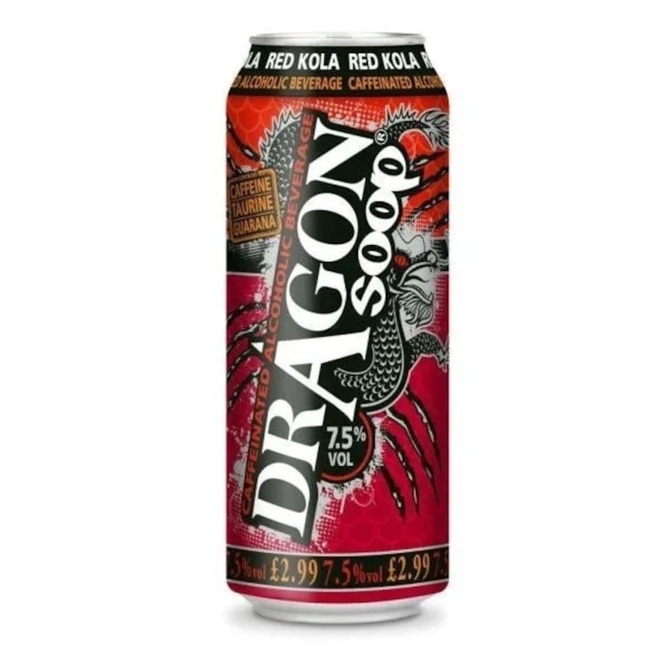 Dragon Soop Red Kola PMP Cans 8 x 500ml Case