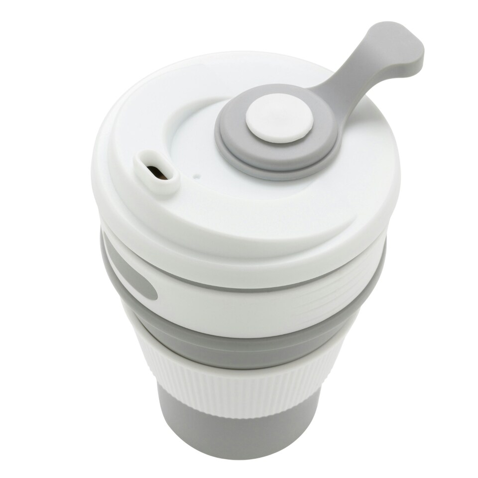image 1 of XD Collection Foldable Silicone Cup - Grey - One Size