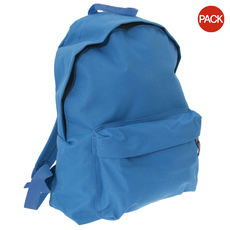 Bagbase Fashion Backpack / Rucksack (18 Litres) (Pack Of 2) - Sapphire - One Size