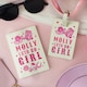 image 2 of Personalised Cowgirl Luggage Tag & Passport Holder Cream