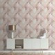 image 2 of Muriva Plume Wallpaper - Blush - 10m x 53cm Pink