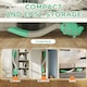 image 5 of AIYAPLAY Kids Sofa Slide, Toddler Slide with 130cm Extended Length, Green