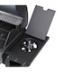 image 5 of 4 + 1 Burner Gas BBQ with Built-in Side Burner, Thermometer & Folding Shelves