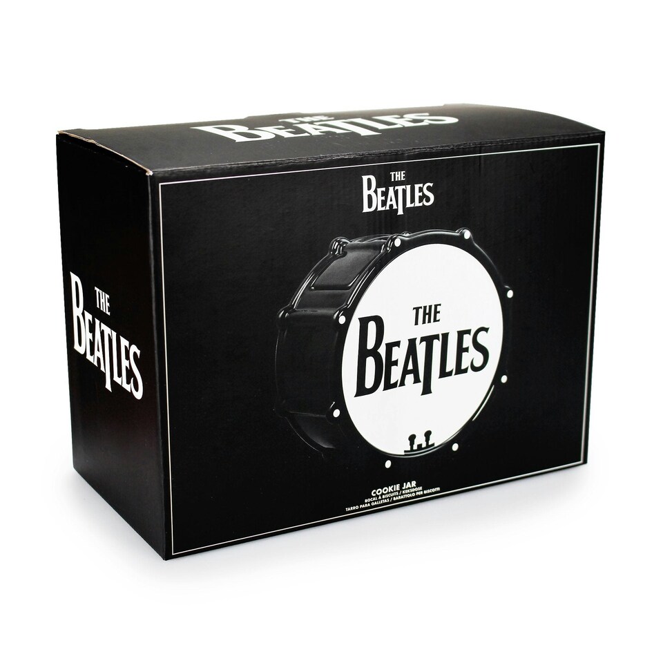 image 1 of Cookie Jar Ceramic Boxed (16cm) - The Beatles (Drum)