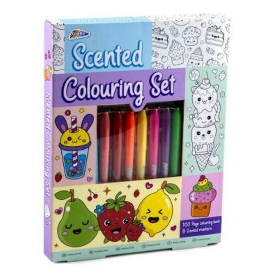 image 1 of Grafix Scented Colouring Set