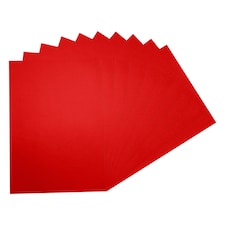 Pack of 100 A4 Coloured Paper 75gsm Sheets Red | A4