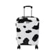 image 1 of Groundlevel Animal Print Hard Shell Cabin Suitcase Carry On Spinner Travel Luggage | Multi | Cow | One Size