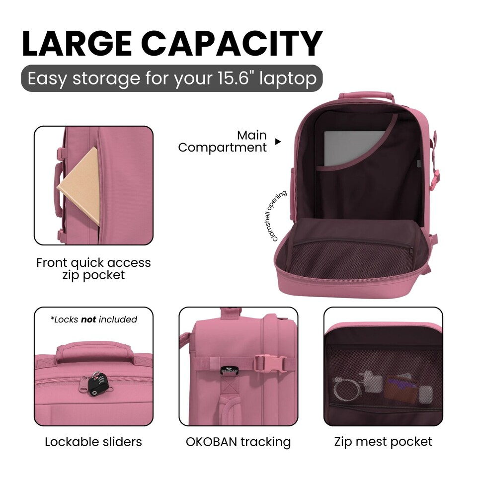 image 1 of CabinZero Classic Cabin Backpack 36L, Carry-on Approved with Lightweight Build