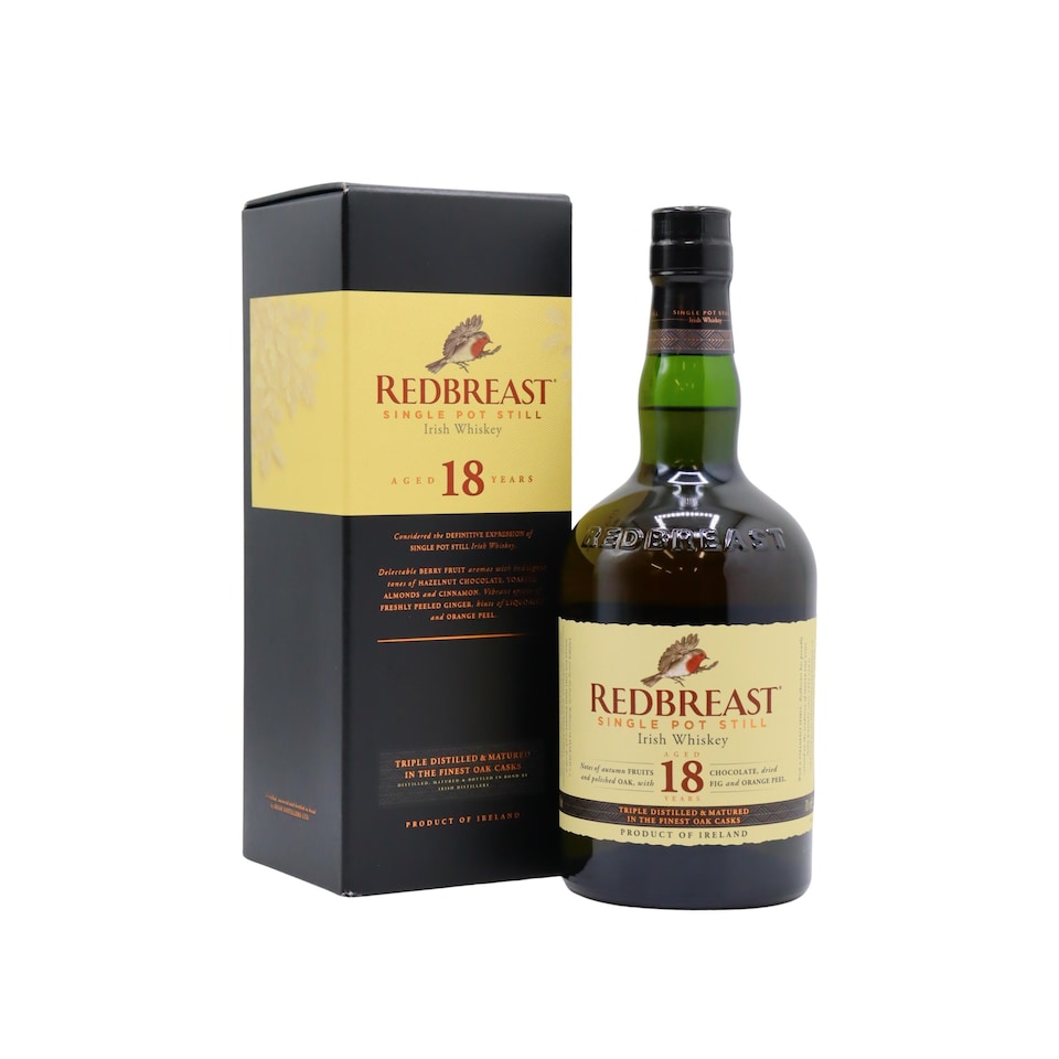 Redbreast Single Pot Still Irish 18 year old Whiskey
