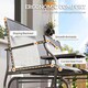 image 8 of Outsunny 2 Seater Rocker Double Rocking Chair Lounger Outdoor Garden Furniture