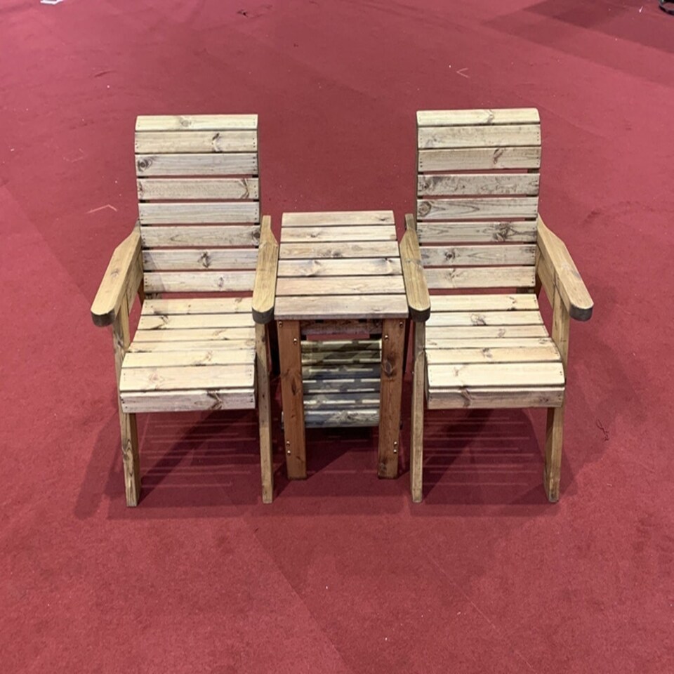 image 1 of Deluxe Companion Set, Love Seat - W160 x D160 x H98 - Fully Assembled