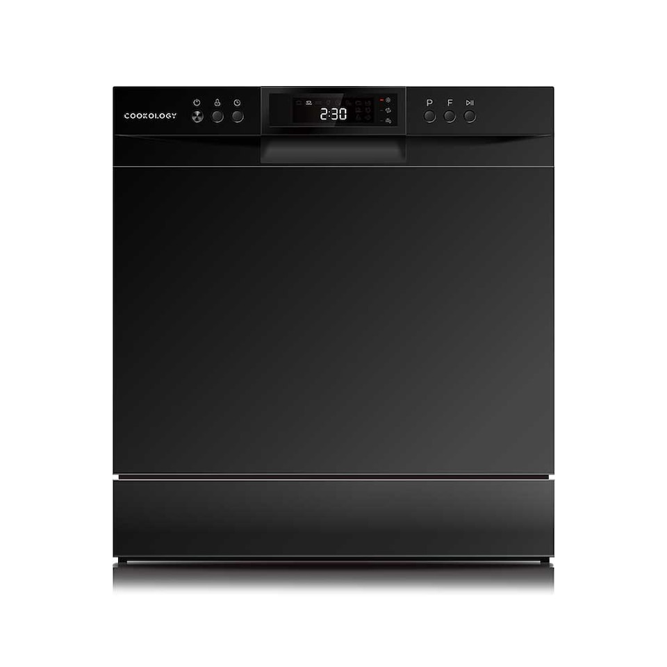image 1 of Cookology 8 Place Setting Table Top Dishwasher in Compact Size - CTTD8BK Black