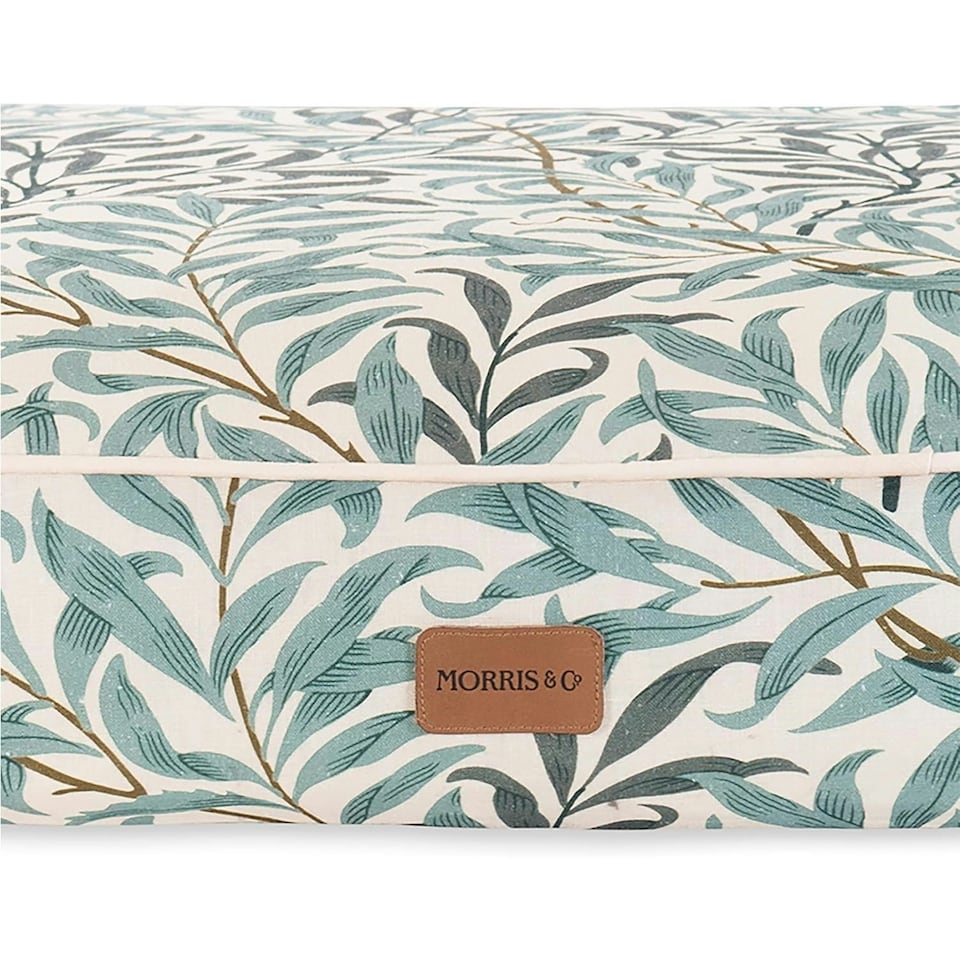 image 1 of William Morris Willow Bough Luxury Dog Bed Mattress - Medium Green | M