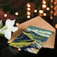 image 4 of Helvellyn Mountain Lake Hiking Landscape Vibrant Modern Greeting Card