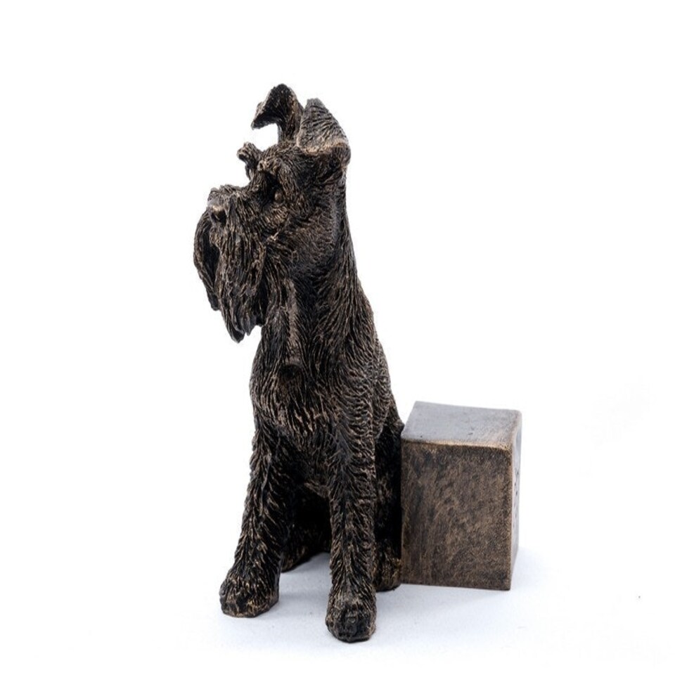 image 1 of Schnauzer Plant Pot Feet - Set of 3 - L7 x W8 x H1 cm | Grey