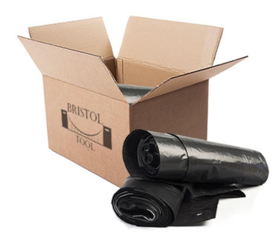 Black Recycled Wheelie Bin Liners 360 Litre,Pack of 100