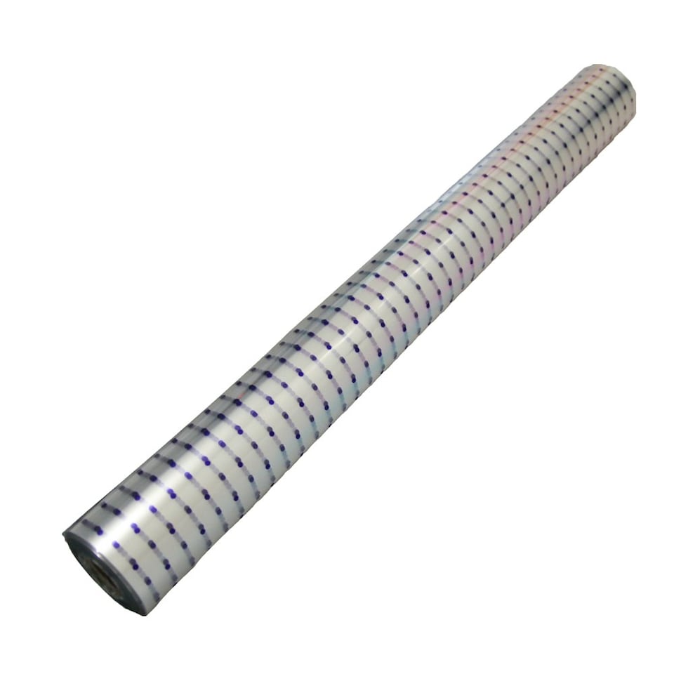 image 1 of Apac 80cm X 100m Printed Film Roll - Purple Dots - One Size
