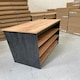 image 6 of Furneo Kitchen Island 02 Graphite Stone and Oak effect N/A
