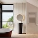 image 2 of Zennor - Chrome Dual Fuel Towel Rail H800mm x W600mm Thermostatic - Straight