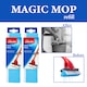 image 6 of Vileda Magic Mop Refill 3 Action Sponge Head Absorbent Foam Non Scratch Cleaning Mop Head Replacement Easy Pack of 2