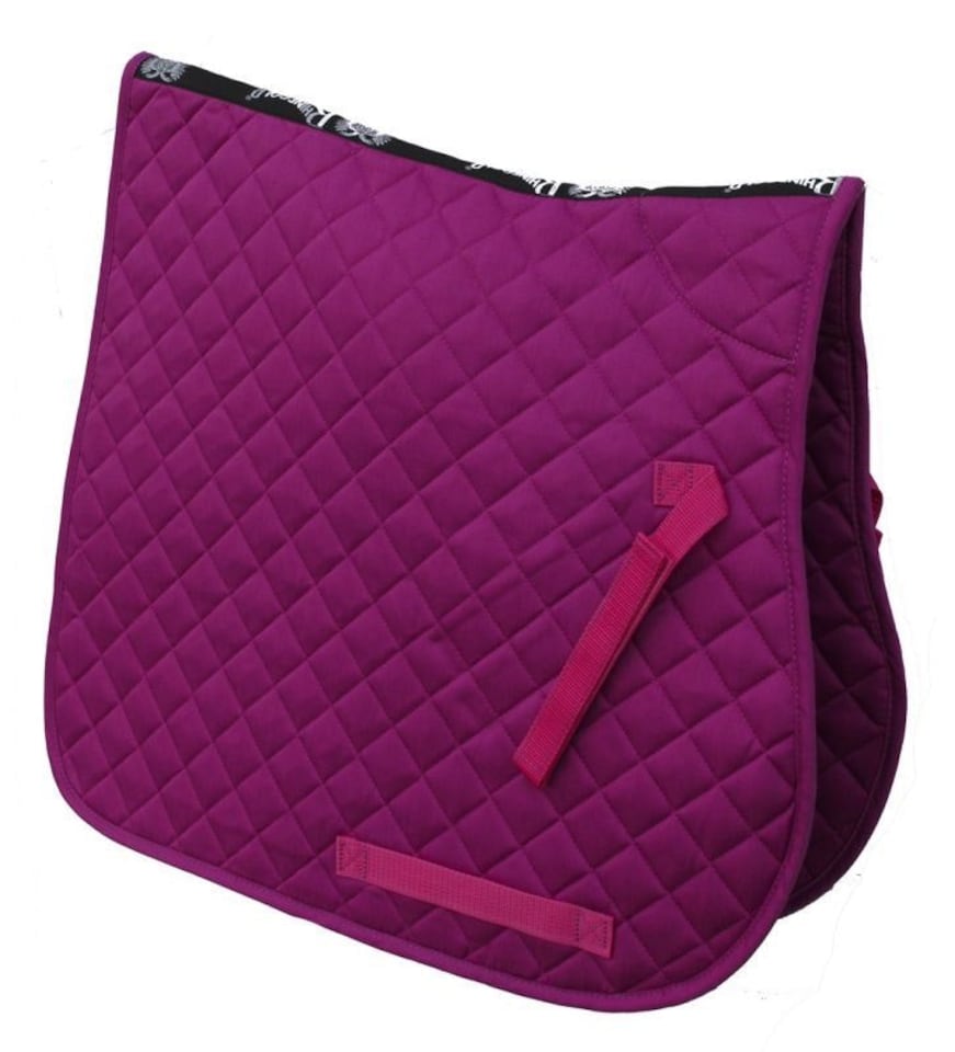 image 1 of Rhinegold Cotton Quilted Saddle Cloth | Orange | Colour: Tangerine Orange
Size: Pony