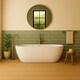 image 2 of Bone Gloss Metro Tiles (250 Pack-5 Box-5m2 Coverage)-Shower-Premium Ceramic Wall Finish-Inspired by NYC Subway & SoHo Style