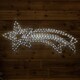 image 2 of 118cm x 46cm Light up Hanging Christmas Star Rope Light with White LEDs