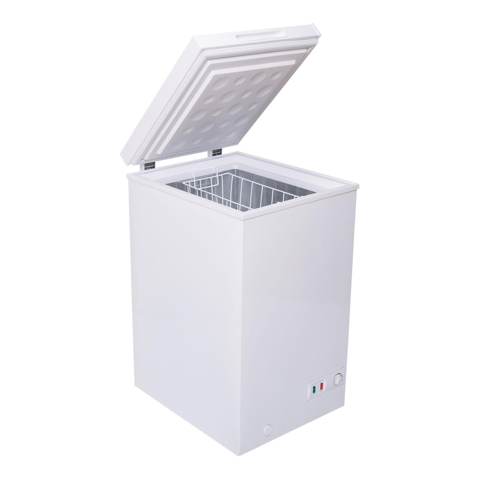 image 1 of SIA CHF100W 48cm Freestanding Slimline Compact White Chest Freezer | White
