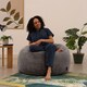 image 2 of icon Kingston Beanbag Corduroy Charcoal Grey