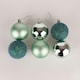 image 3 of Baubles Turquoise 6cm - 6-Piece Set, PVC