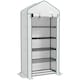 image 1 of Outsunny Widened Mini Greenhouse 5 Tier Green House, 193H x 90W x 49Dcm, Green