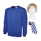 image 1 of Jay Costume Set - Jumper, Wig & Blue Tie | Multi | M