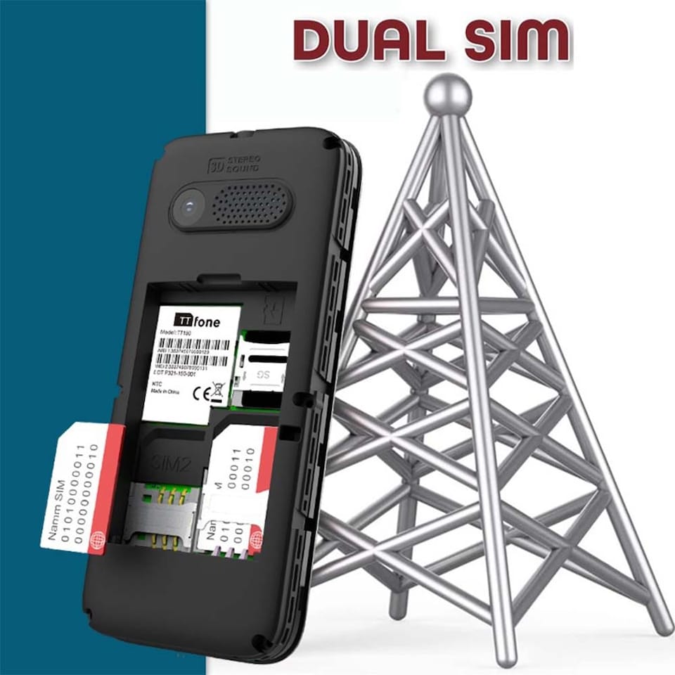 image 1 of TTfone TT150 Mobile Phone Blue - EE Pay as you go