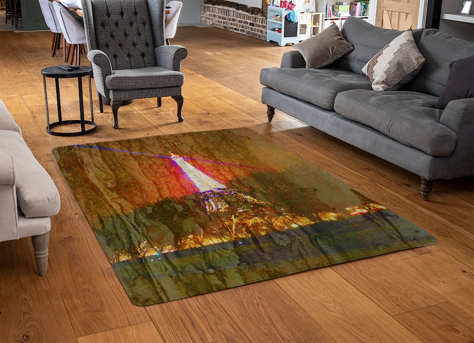 image 1 of Tower Lights Rug | Multi