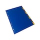 image 5 of A4 A-Z 20 Part Polypropylene Dividers with Reinforced Index Cover