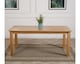 image 3 of Oslo 180m Large Solid Oak Dining Table | Brown | Light Oak