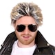 image 1 of Pack of 1 1980s Pop Star Wig Brown | One Size
