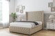 image 2 of Sloomy Rutherford Almond Coniston Divan Bed With Mattress 2 Drawers Footend With 54" Wingback Headboard & 12" Matching Footboard 5' King | Cream | Almond | King | 1
