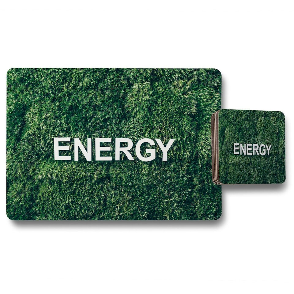 image 1 of Wellness Energy (Placemat & Coaster Set)