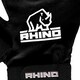 image 3 of Rhino Unisex Adult Pro Half Finger Rugby Mitts - Black - S-M