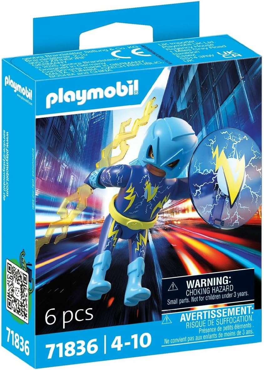Playmobil Lightning Super Hero - 71836 Playset | Size: 1 Pack