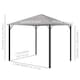 image 7 of Outsunny 3 x 3(m) Polycarbonate Hardtop Gazebo with Aluminium Frame and Curtains