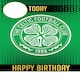image 5 of Celtic FC Personalise Birthday Card With Sticker Sheet