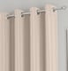 image 3 of Enhanced Living Nightfall Plain Supersoft Natural Thermal Blockout Eyelet Curtains (PAIR) - 90 x 90 inch (229 x 229cm)