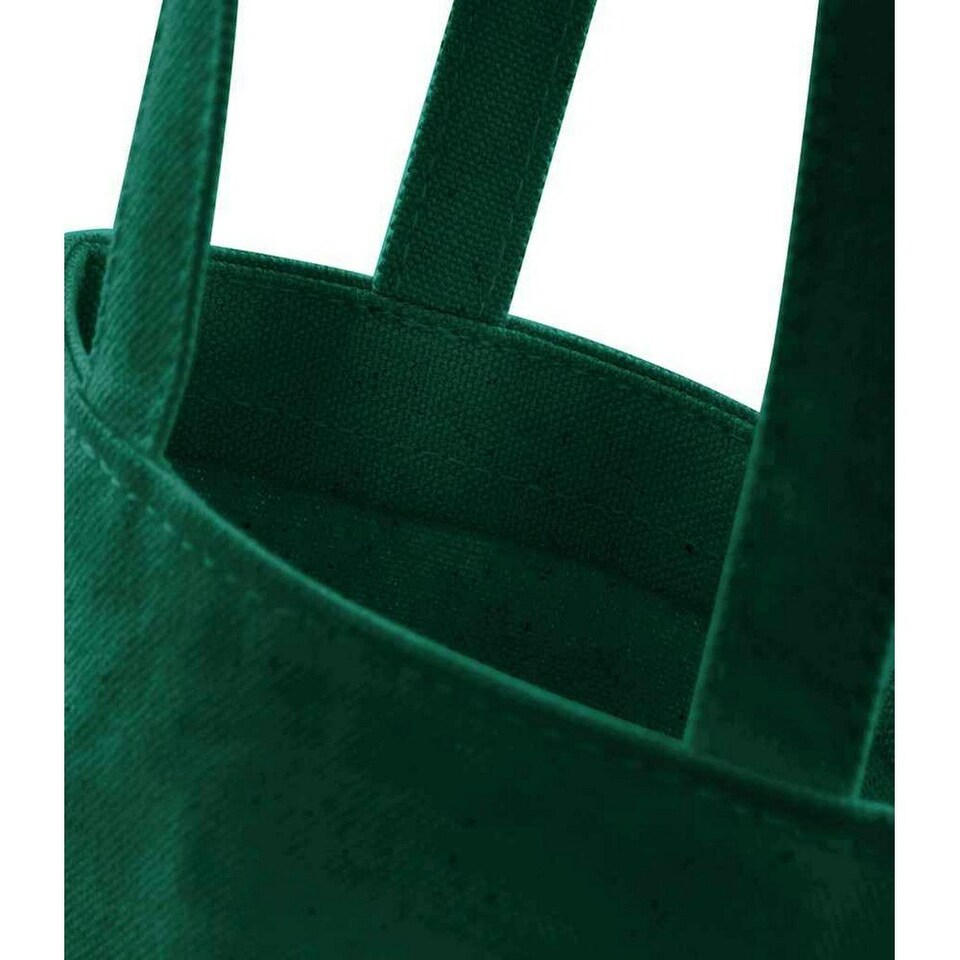 image 1 of Westford Mill Fairtrade Bottle Bag - Bottle Green - One Size